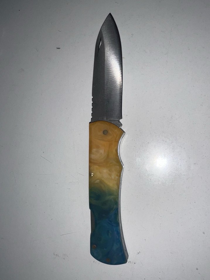 Çok Renkli Saplı Katlanır Bıçak - Görsel 4