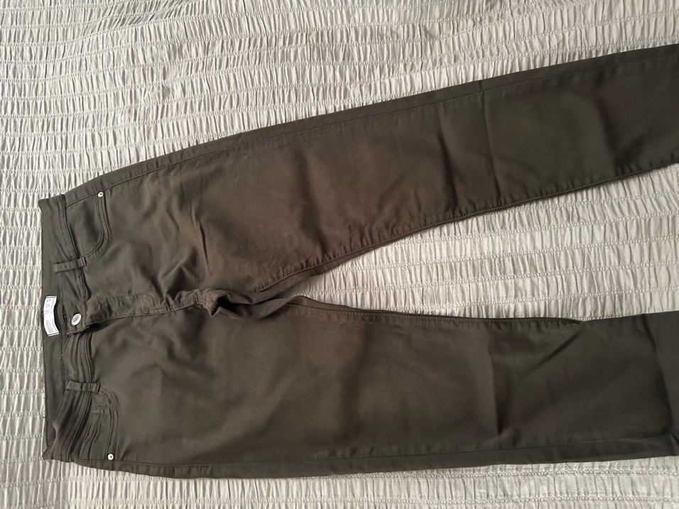 Kadın Haki Skinny Pantolon - Görsel 4