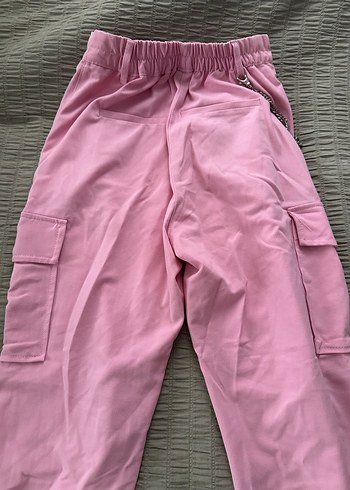 Pembe Zincir Detaylı Jogger Pantolon - Görsel 3