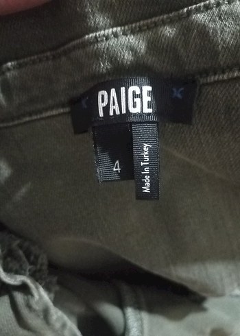 Paige denim mini elbise - Görsel 6