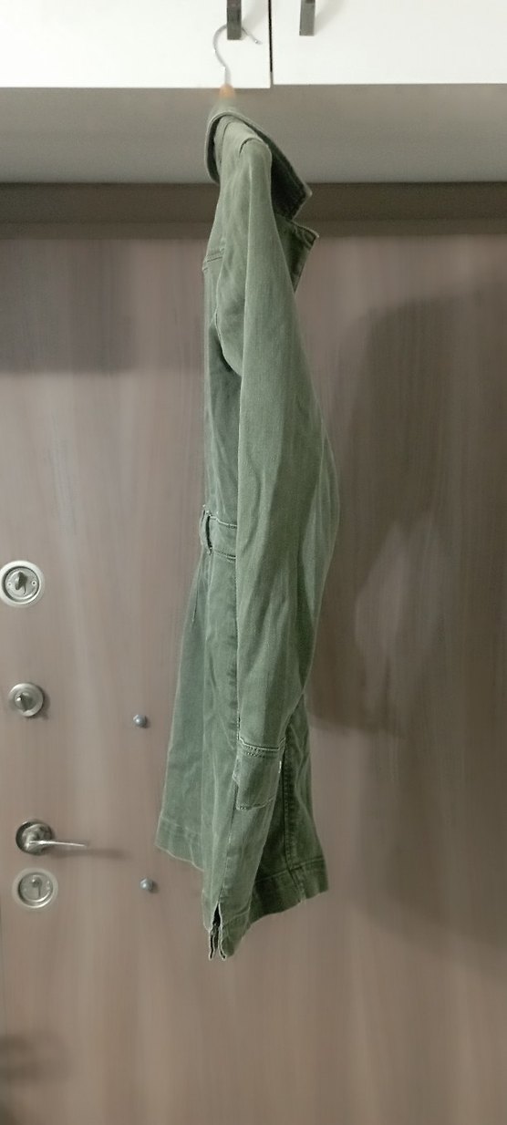 Paige denim mini elbise - Görsel 3