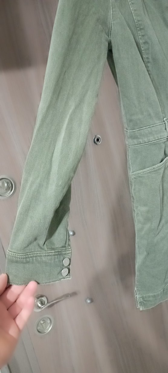 Paige denim mini elbise - Görsel 2