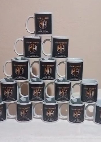 firmalara özel  Baskılı Beyaz Kupa - Görsel 4