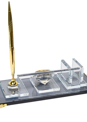 Masaüstü Kalemlik ve Saatli Set - Görsel 5