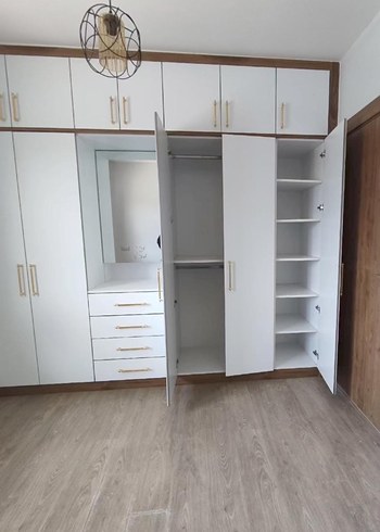 Beyaz Çok Bölmeli Gardırop - Görsel 4