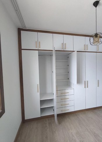 Beyaz Çok Bölmeli Gardırop - Görsel 3