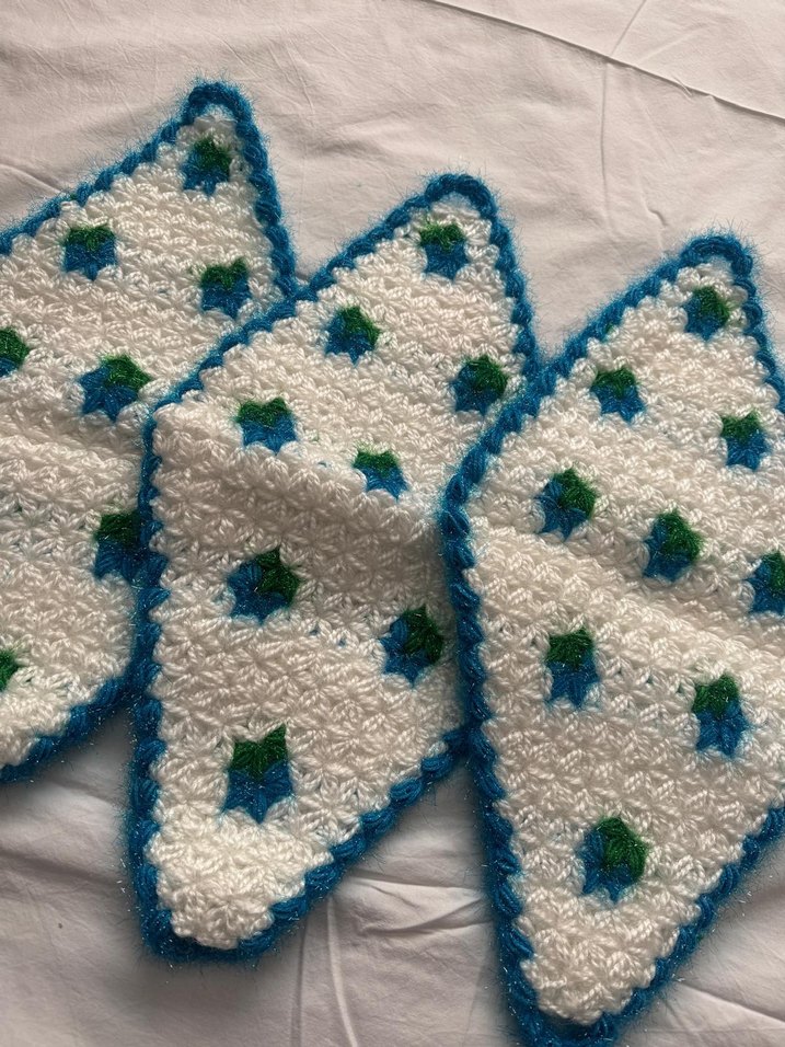 Renkli Kenarlı Beyaz Banyo Lifi 3'lü - Görsel 2