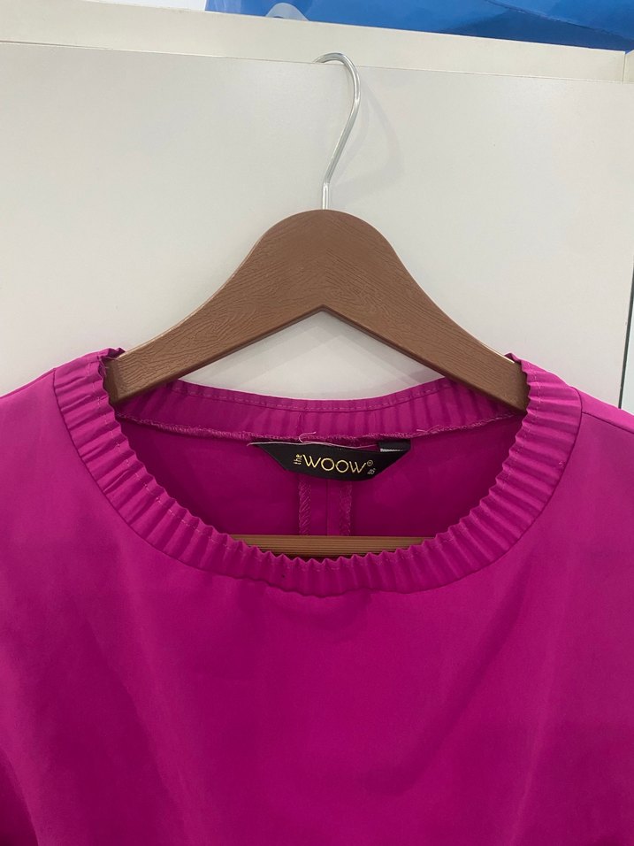 Pembe Kadın Kolsuz Triko Süveter - Görsel 4