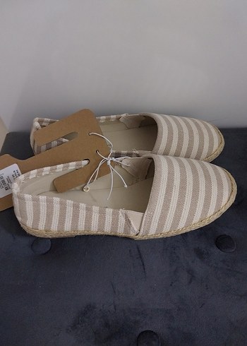 Bej Kadın Espadril - Görsel 2