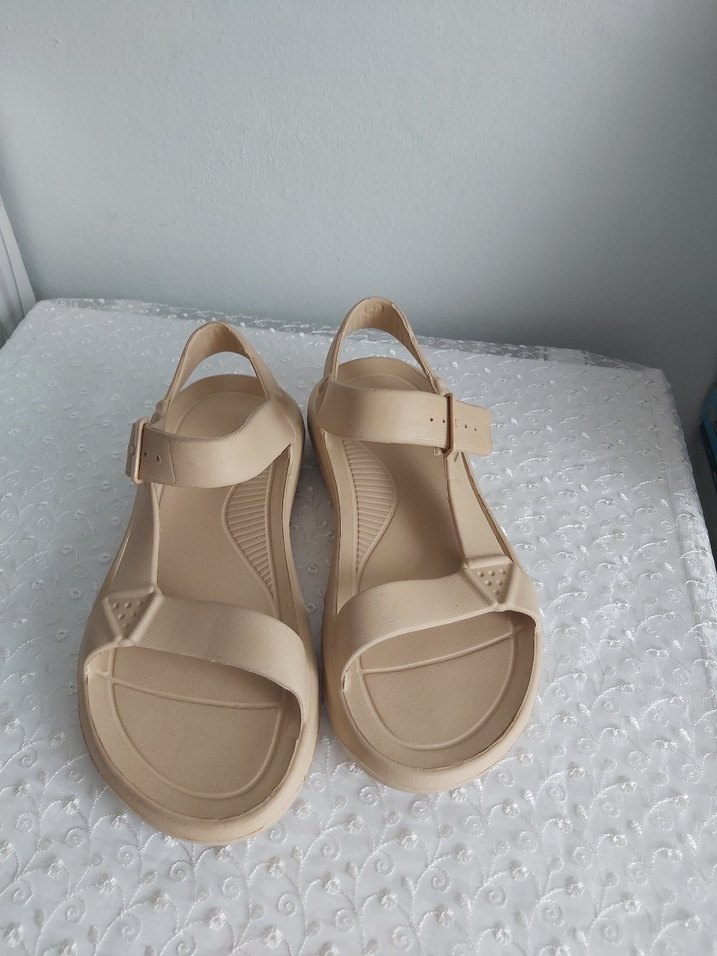 Bej Erkek Sandalet - Görsel 5