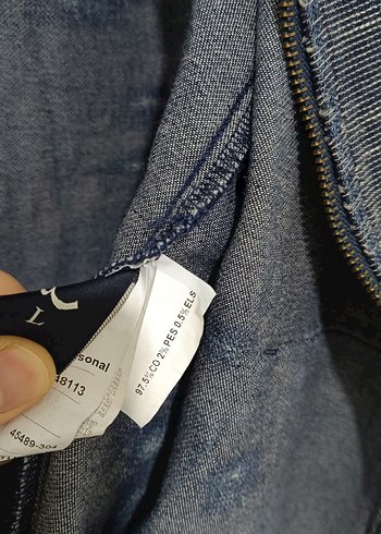 Gri Kapüşonlu Denim Detaylı Erkek Sweatshirt - Görsel 4