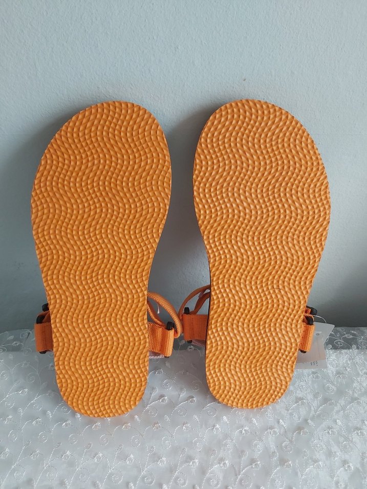 Renkli Cırtcırtlı Kadın Spor Sandalet - Görsel 3