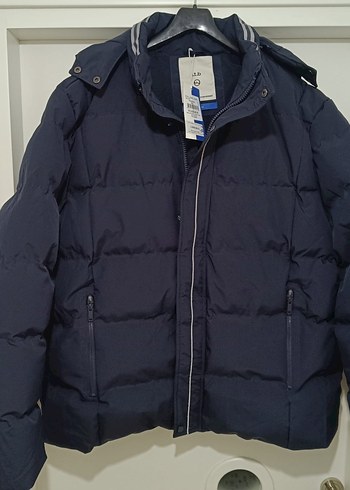 Lacivert Erkek Mont - Görsel 2