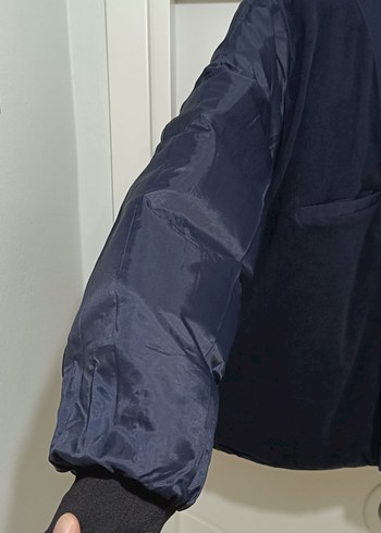 Lacivert Erkek Mont - Görsel 14