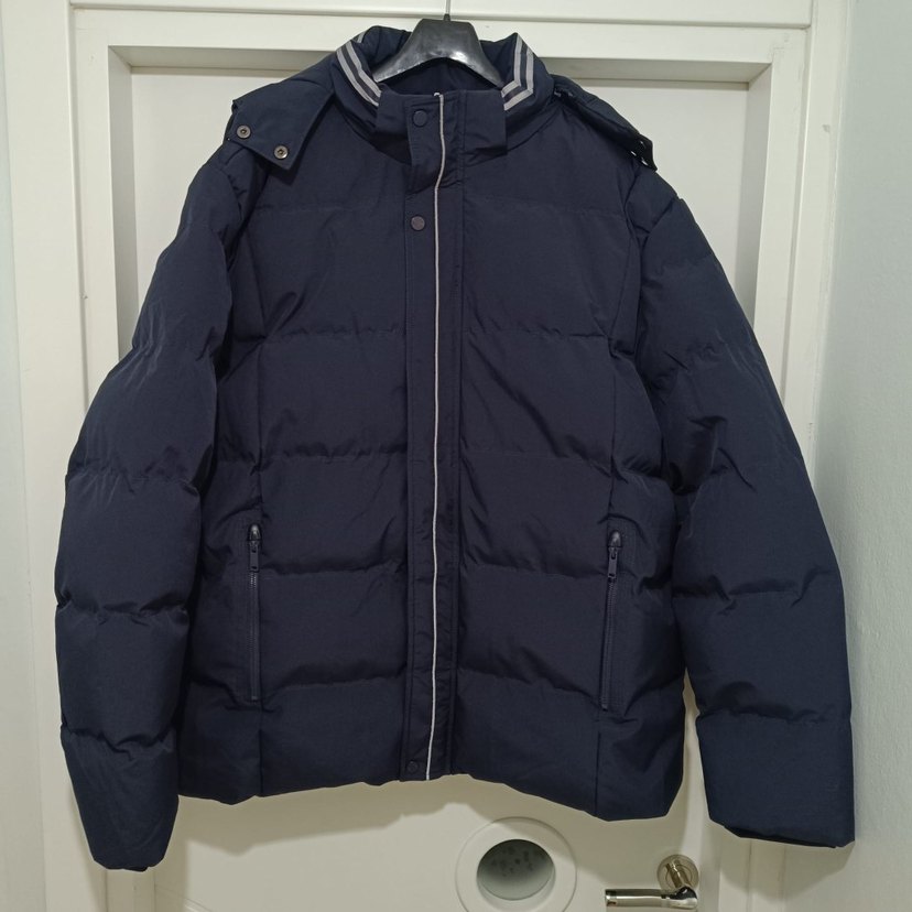 Lacivert Erkek Mont - Görsel 3