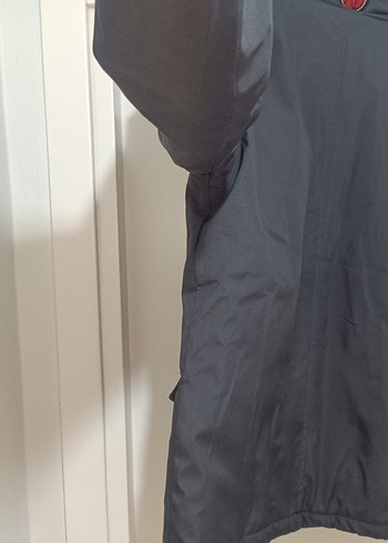 Gri Erkek Mont - Görsel 14