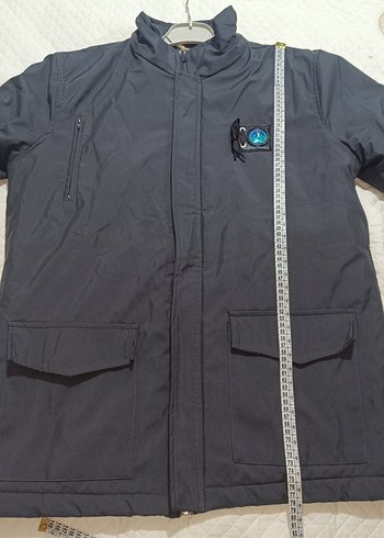 Gri Erkek Mont - Görsel 18