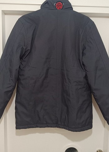 Gri Erkek Mont - Görsel 13