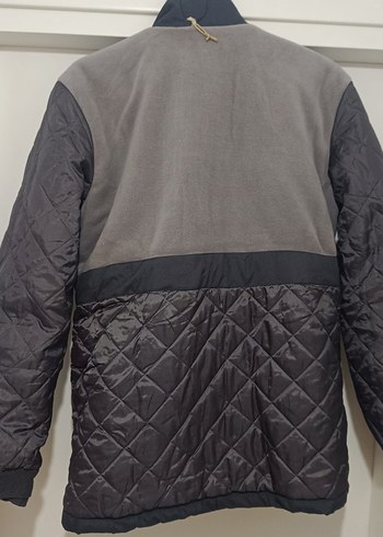 Gri Erkek Mont - Görsel 6