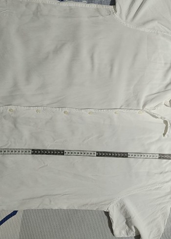 Beyaz  Kısa Kollu Gömlek - Görsel 5