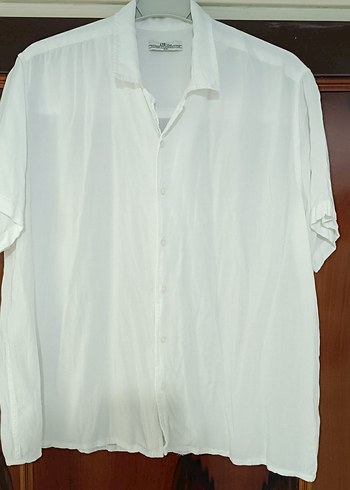 Beyaz  Kısa Kollu Gömlek - Görsel 2