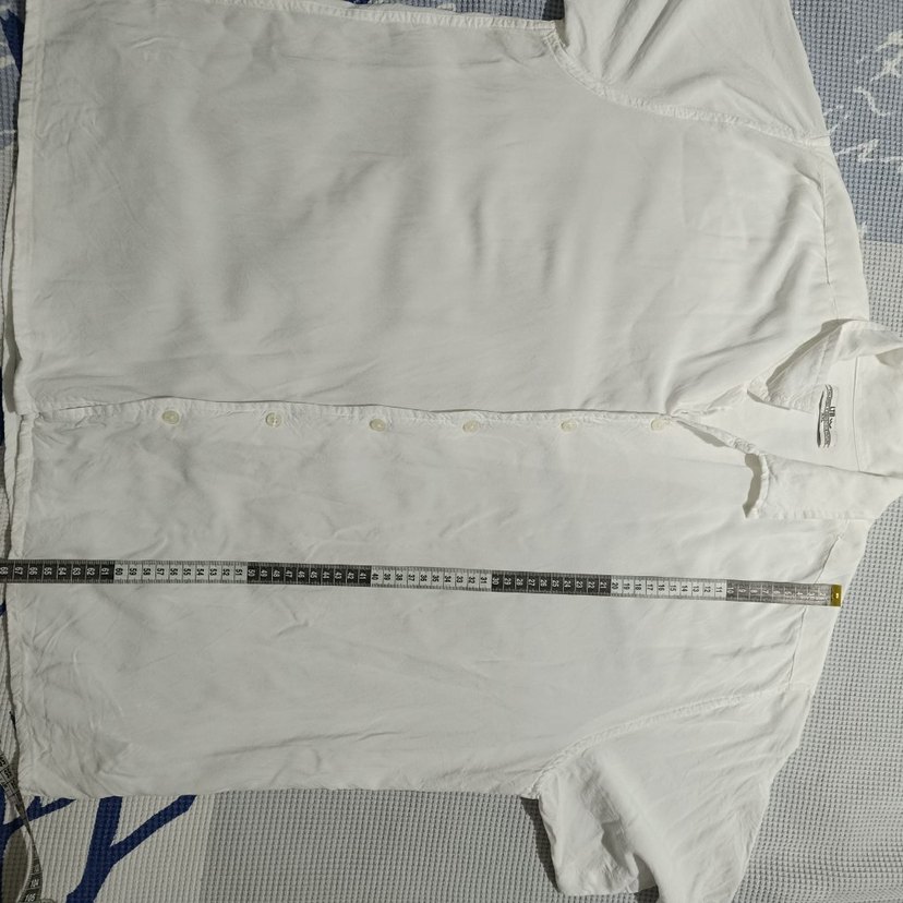 Beyaz  Kısa Kollu Gömlek - Görsel 5