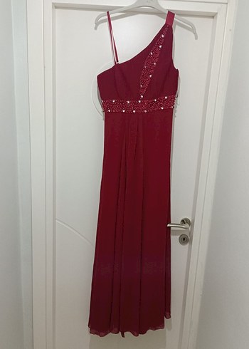 Nakışlı Uzun Abiye Elbise - Görsel 15