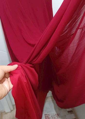 Nakışlı Uzun Abiye Elbise - Görsel 7