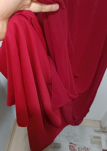 Nakışlı Uzun Abiye Elbise - Görsel 12