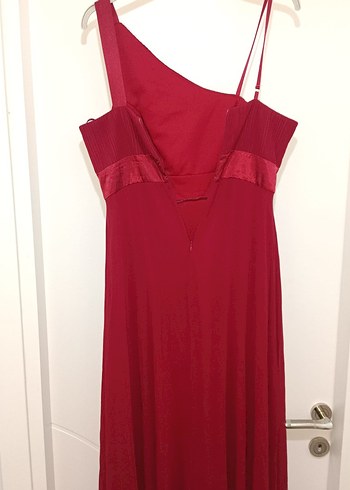 Nakışlı Uzun Abiye Elbise - Görsel 13