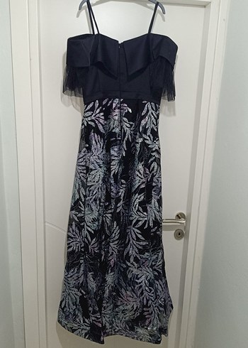 Siyah Uzun Abiye Elbise - Görsel 3