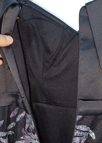 Siyah Uzun Abiye Elbise - Görsel 17