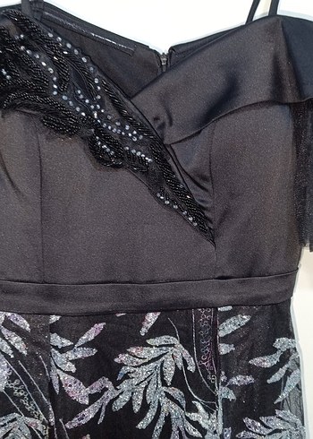 Siyah Uzun Abiye Elbise - Görsel 15