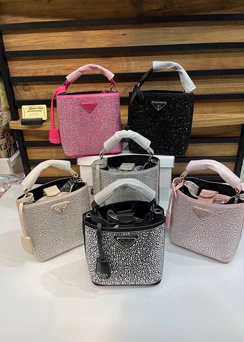 Beyaz Parlak Kadın Çanta - Görsel 2