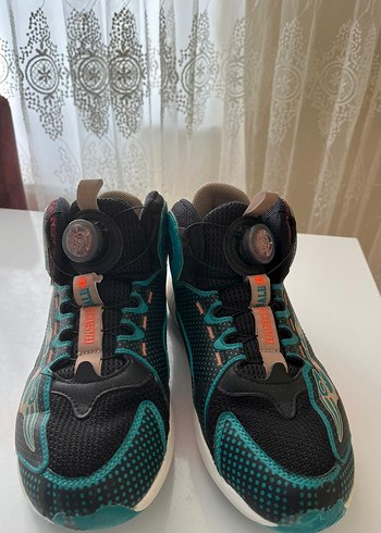 Turkuaz Renkli Basketbol Ayakkabısı Velcro - Görsel 2