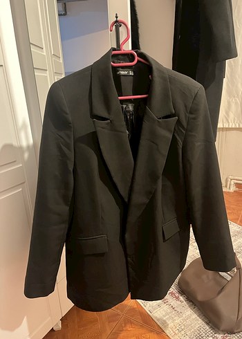 3 lü Siyah Kadın Blazer Ceket - Görsel 3