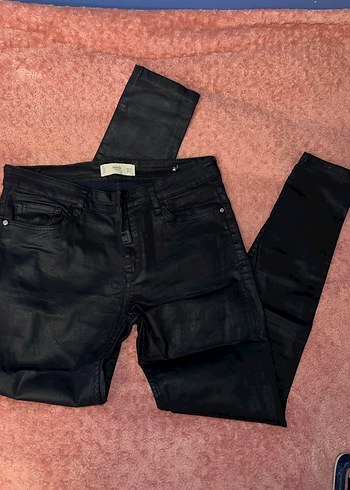 Mango Lacivert Mumlu Skinny Denim Pantolon - Görsel 2