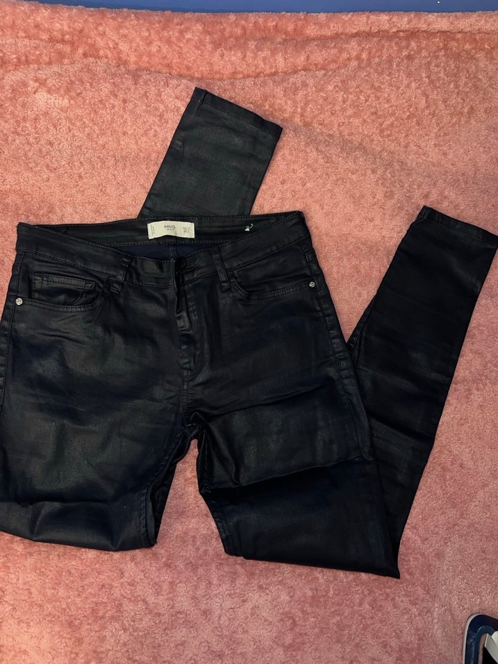 Mango Lacivert Mumlu Skinny Denim Pantolon - Görsel 2