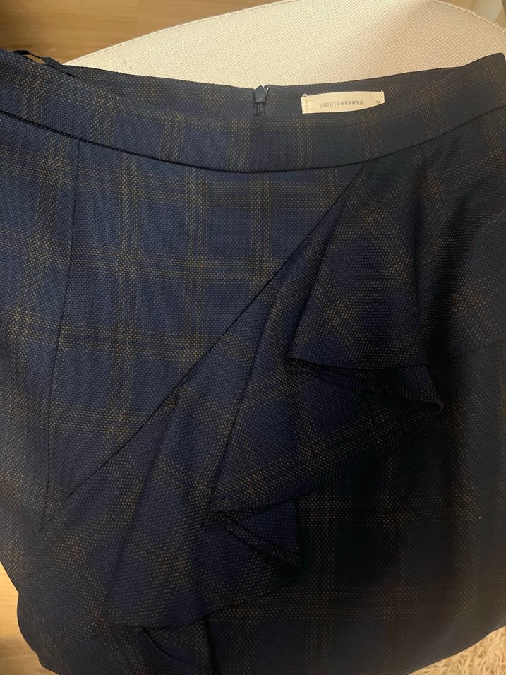 Yargıcı Fırfırlı Midi Kalem Etek - Görsel 5