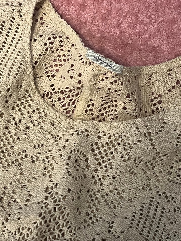 Intimissimi Bej Dantel Detaylı Bohem Kadın Bluz - Görsel 5