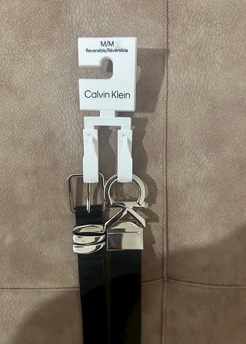 Calvin Klein Cift Renkli Deri Kemer