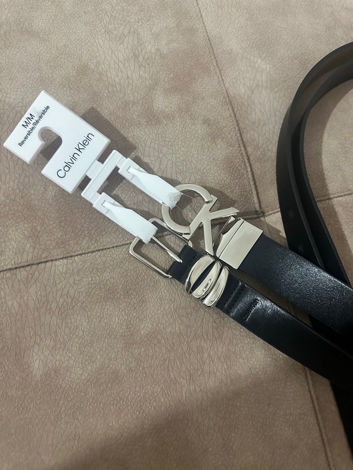 Calvin Klein Çift Renkli Deri Kemer — görsel 3/6