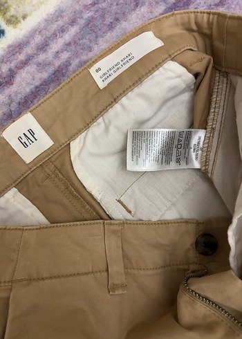 GAP Bej Kadın Regular Fit Kumaş Pantolon - Görsel 4