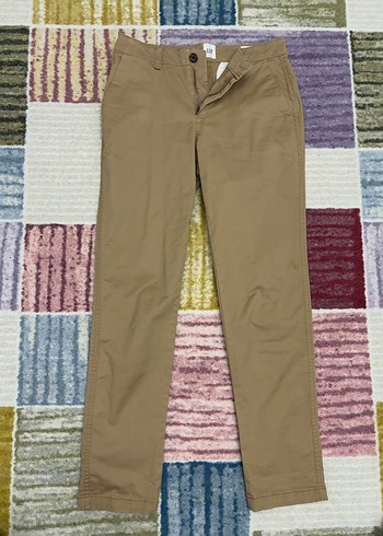 GAP Bej Kadın Regular Fit Kumaş Pantolon - Görsel 6