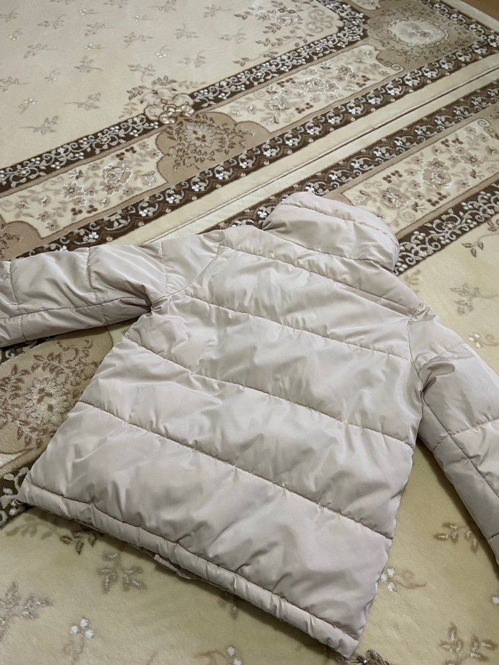 Beyaz Kürklü Kadın Kışlık Mont - Görsel 2