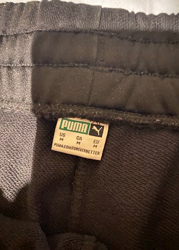 Puma Siyah Beyaz Bantlı  Eşofman Altı - Görsel 3