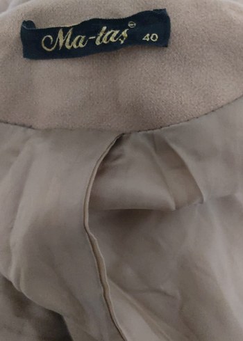 Bej Süet Uzun Kemerli Kadın Trençkot - Görsel 2