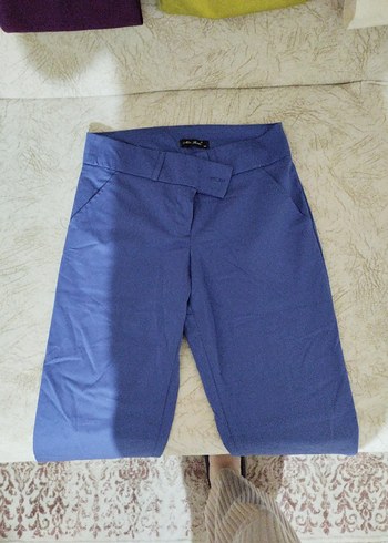 Kadın Çok Renkli Normal Boy Kumaş Pantolon - Görsel 4