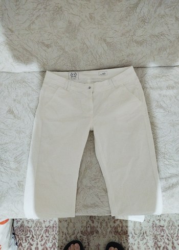 beyaz erkek pantolonu - Görsel 4