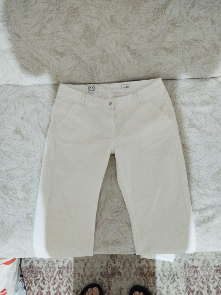 beyaz erkek pantolonu - Görsel 4